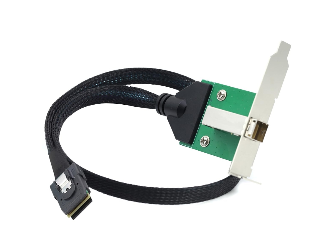 Cabo Mini Sas Hd Sff-8644 Fêmea Para Sff-8087, De Transferência Dados
