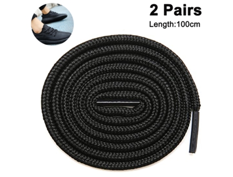 Botas Unissexo UNISSEX Pares Cadarços Redondos Castanho (100 cm)