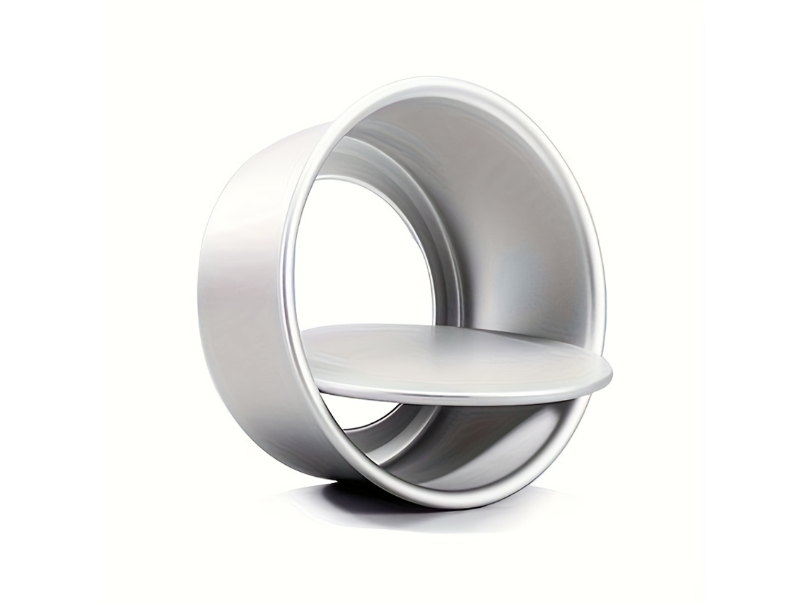 Forma Para Bolo Formas Redondas De Aço Carbono Adequadas Para Bolos E Pães Cuich (7 Polegadas)