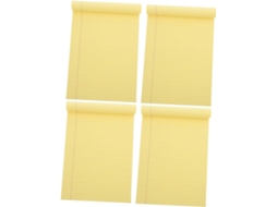 Bloco De Notas A4 Branco 4 Peças Em Papel, Carnet À Lignes, Écriture Facile