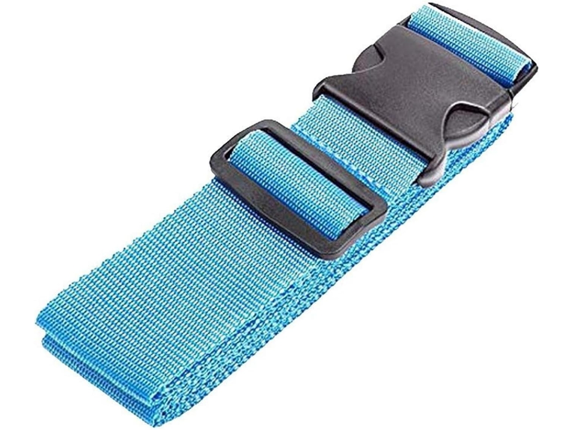 Cintas De Bagagem Ajustáveis, Conjunto De 2 Cintas Segurança Para Bagagem, Cinta Com Fivela De Uma Palavra, Cintas