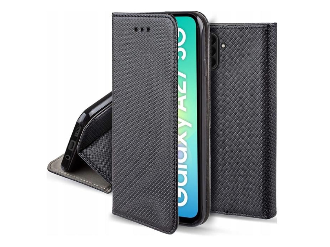 Capa Carteira Com Case Interna Em Silicone Para Samsung Galaxy A27 5g Vidro Temperado - Preto Magnet
