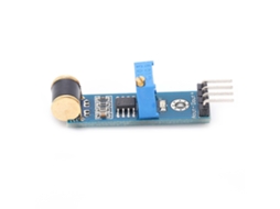 Sensor de vibração e choque 801S, 4 pinos, sensibilidade ajustável, saída CC 3,5 V