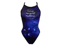 Fato de banho para Mulher TURBO Nebula Azul para Natação (S)