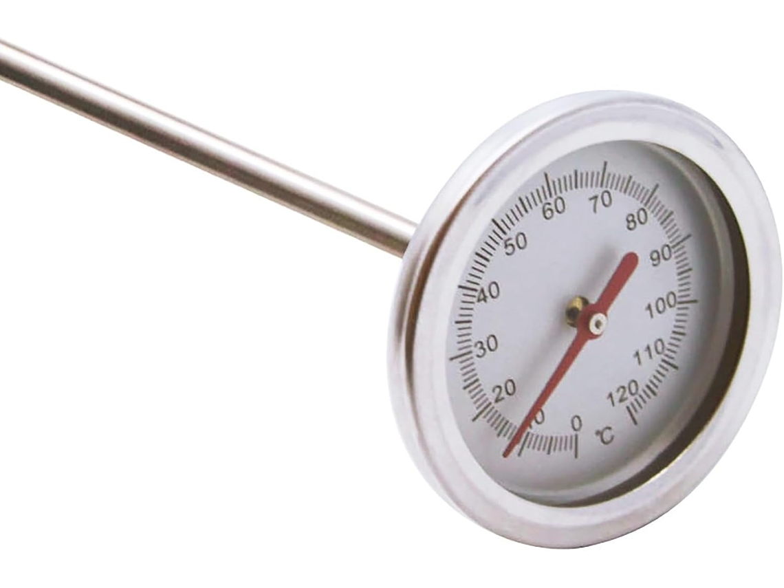 Termômetro De Solo E Composto Medidor Temperatura Com Sonda 50cm, Ferramenta Sensor Aço Inoxidável Longa