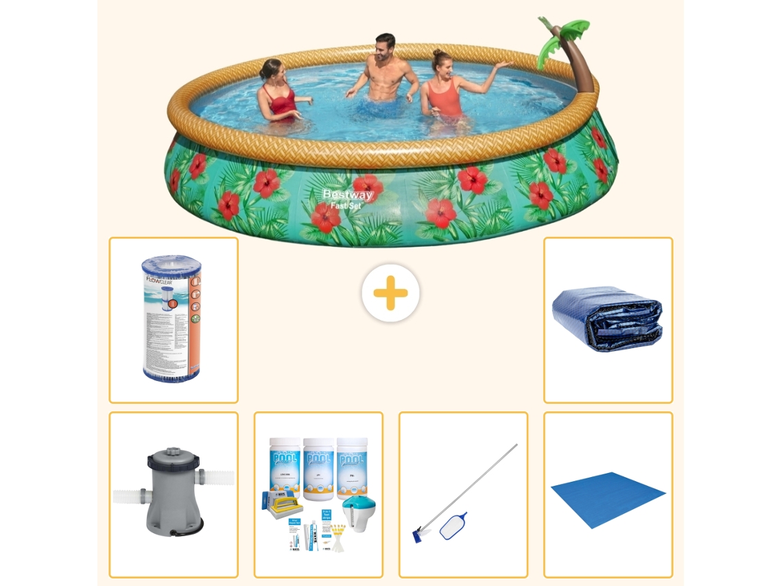 Bestway Piscina Bestway Fast Set Redonda - 457x84 Cm - 7-peças S21471