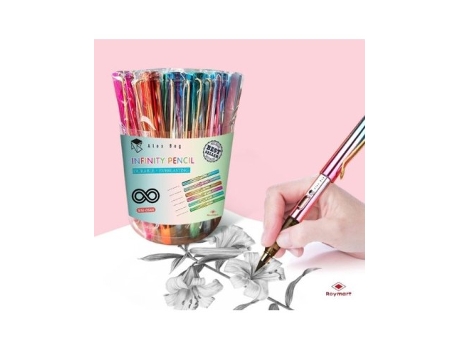 Livro Bote 30 Lápices Infinitos Colores Tornasol Surtidos De Desconocido (espanhol)