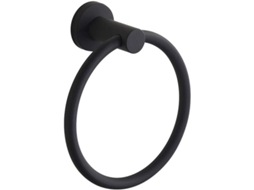2026 anel de Toalha de Aço Inoxidável 304 Preto Parede Giratória 180° Banheiro Cozinha Resistente À Oxidação Negro