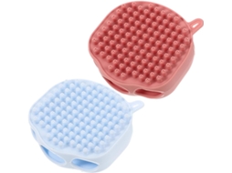 Conjunto De 2 Escovas Banho Silicone Healeved, Escova Ergonômica Para Esfoliação Suave, Ideal Para Adultos, Massagem
