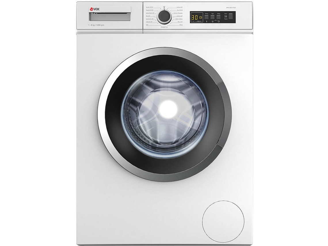 Máquina de Lavar Roupa VOX WM1285-YTQD (8 kg - 1200 rpm - Branco)