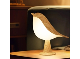 Luminária de Mesa Bird, Luz Noturna Sem Fio, 3 Cores, Sensor de Toque, Recarregável SUNNY SPACES