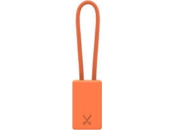 Cabo PHILO Keychain (USB - Lightning - 0.2m - Laranja)