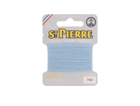 Fio De Costura 100 Poliéster Gutermann 1 Bobina Att 68 Azul Cinza