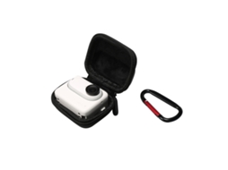 Bolsa de Transporte HALINUIA para Insta360 Go 3, mini, Eva rígido, forro macio, com mosquetão