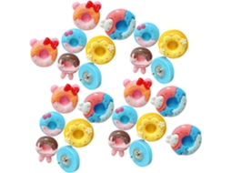 Conjunto de 30 Tachinhas Decorativas em Formato de Fio com Cortiça e Base de Resina para Fixar Mensagens e Decorar Mesas