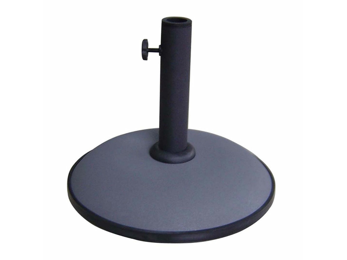 Marbueno Base Guarda-sol Redonda 36x29,5 Cm 11kg Cinza Jardim, Piscina, Terraço