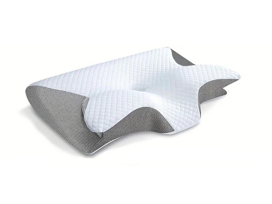 Lurelia Almofada Cervical, Espuma Viscoelástica, Ergonómica, Ortopédica, Respirável, Lavável, Removível, Sono Descanso
