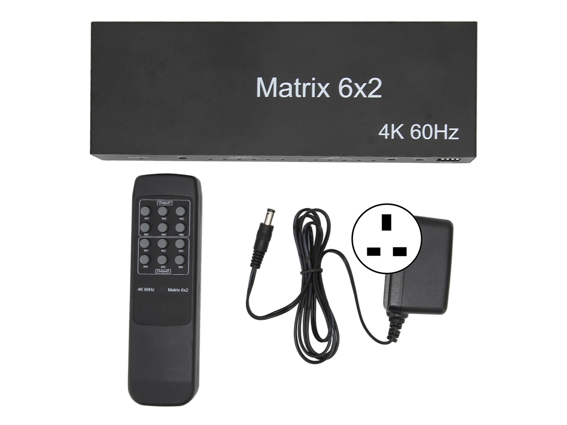Switch Hdmi Matrix LAXISCREED 6x2 4k60hz