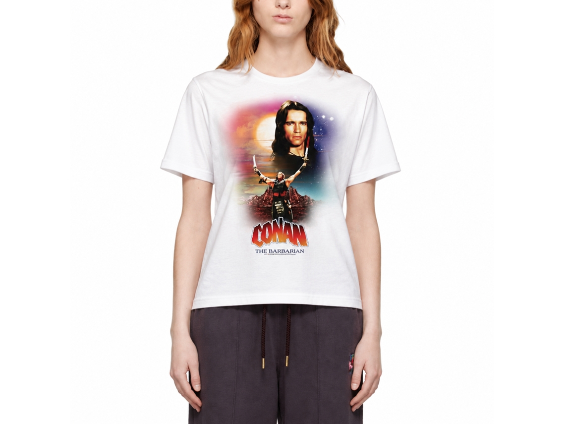 Rockinstone Conan Enough Said White Adult T-shirt Size:xxl
