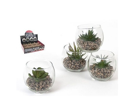 Planta Decorativa BERHOME DECO Cactus (8 cm)