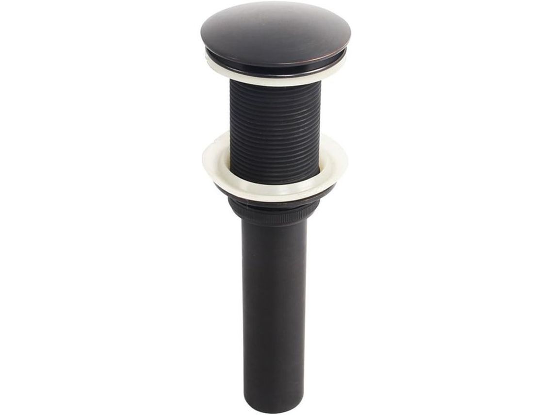 Faucet De Bacia De Um Slot Com Pop-up Click Clack De Latão Com Termo Ouro Preto