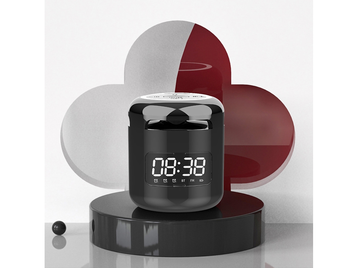 Relógio Bluetooth LAXISCREED com Alarme e Luz Ambiente