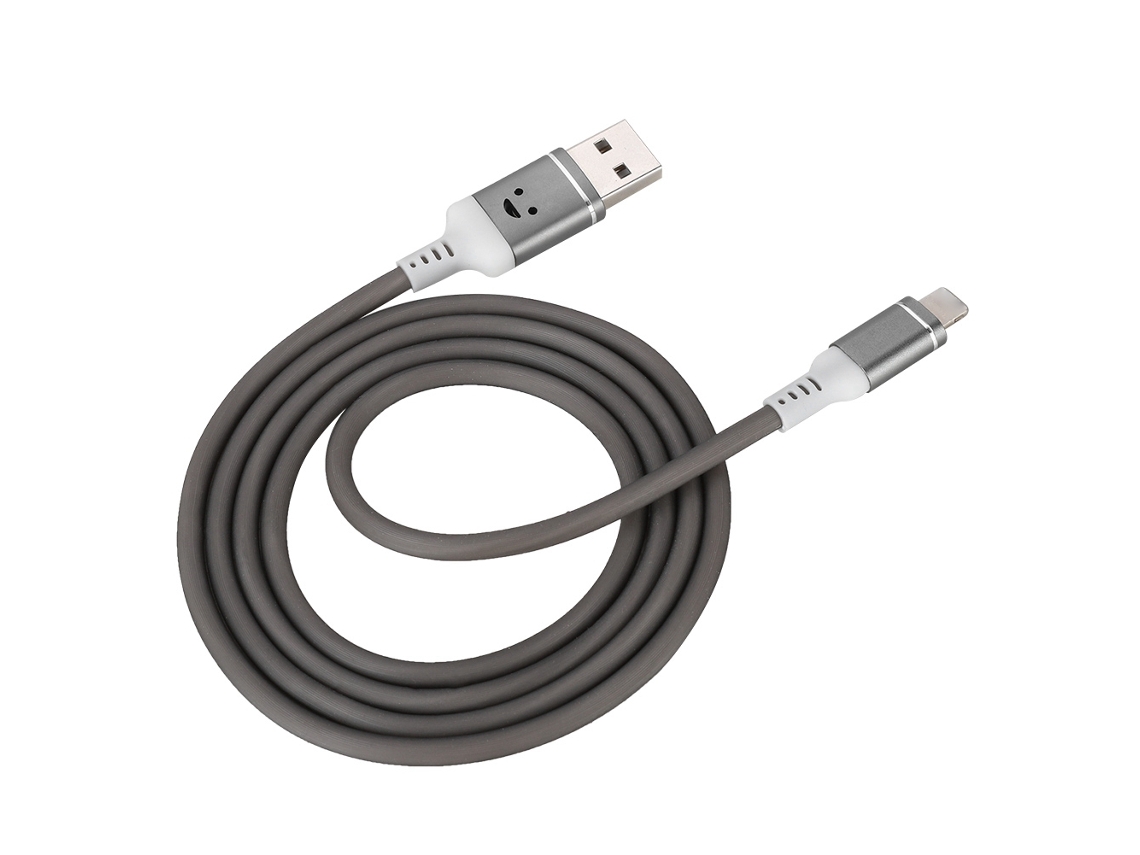 Cabo de Dados com Led e Controle por Voz para iPhone