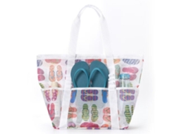 Bolsa de Praia para Armazenamento de Roupas de Banho AOZORZ (chinelos 18,5 * 37 * 52 Cm)