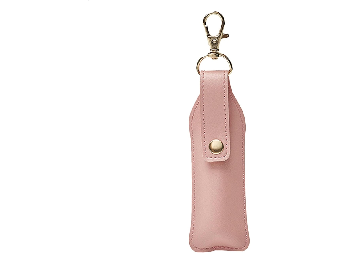 Chaveiro De Batom - Estojo Para Protetor Labial - Chaveiro De Couro