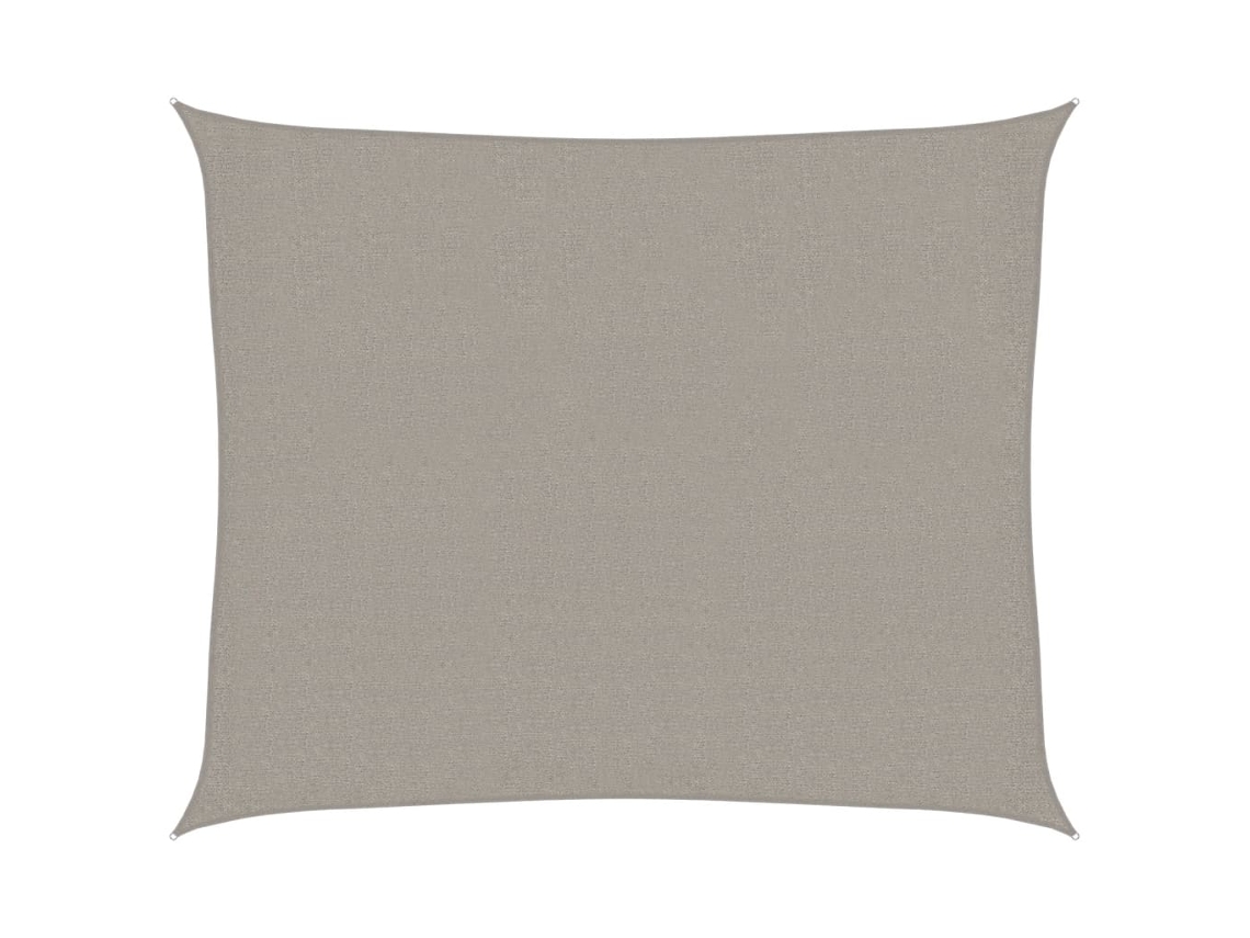 Maison Exclusive - Para-sol Estilo Vela Retangular 160g/m² 2,5x3m Pead Cinza-claro