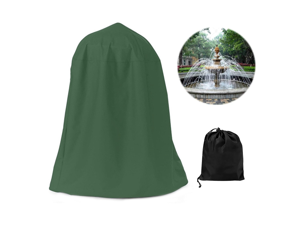 Capinha Protetora Impermeável Para Estátua De Fonte Jardim