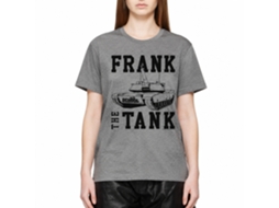 Rockinstone Old School Movie Frank The Tank Heather Graphite Adult T-shirt Size:l