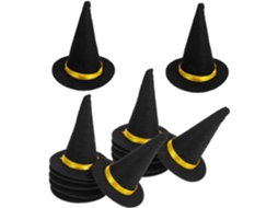 Conjunto de 14 Mini Chapéus de Bruxa Infantil CHABERLU