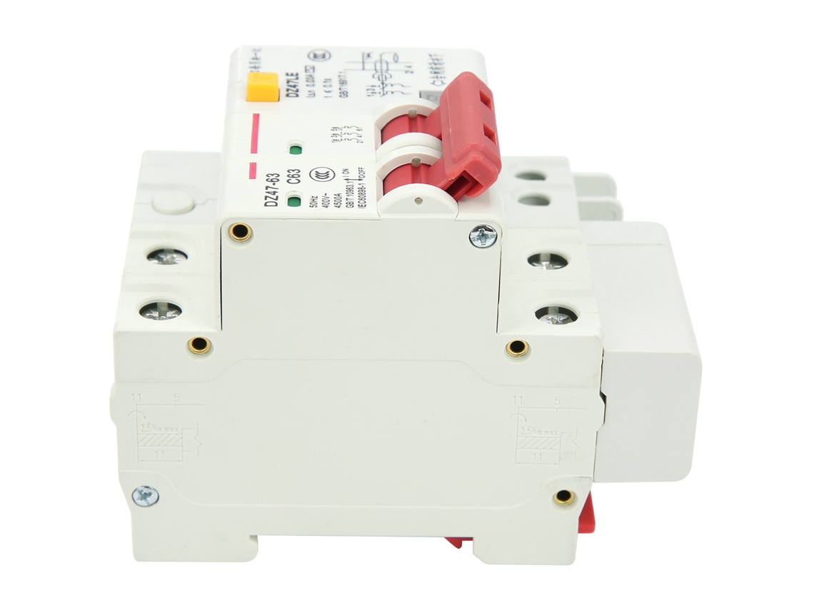 Laxiscreed Disjuntor Miniatura Com Proteção Contra Sobrecarga E Fugas De Corrente Para Segurança Eléctrica