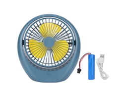 Ventilador Mini Usb Portátil Ajustável para Dormitório