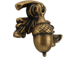 Puxador De Armário Ultechnovo Em Liga Zinco Com Formato Bolota, Puxador Decorativo Para Gaveta De Cômoda