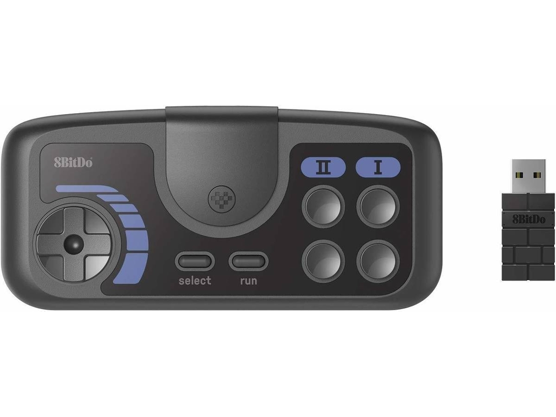 Pce Core 24G sem Fios Controlador para Pc Engine Mini, Coregrafx Mini, Turbografx-16 Mini e Nintendo Switch, Cinza