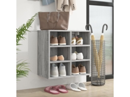Vidaxl Sapateira 52,5x30x50 Cm Sonoma Cinzento