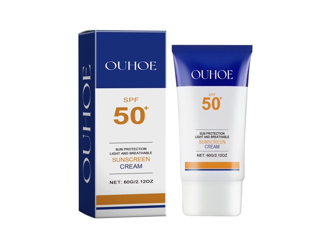 Crema Solar Uv Ouhoe Refrescante Não Grassa