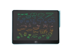 2026 tableta Electrónica Lcd de 16 Polegadas para Desenho e Escrita Colorida, Quadro para Viagens Ao Ar Livre Azul Claro