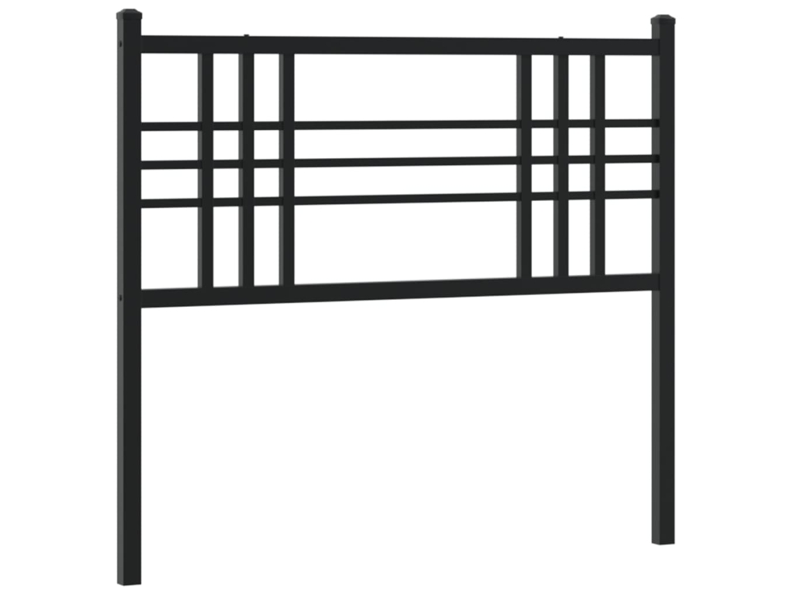 Headboard, Headboards Vidaxl Preto Aço (100 Cm)