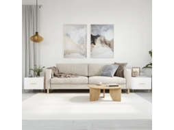 Vidaxl Mesas De Centro 2 Pcs 50x50x40 Cm Branco Brilhante