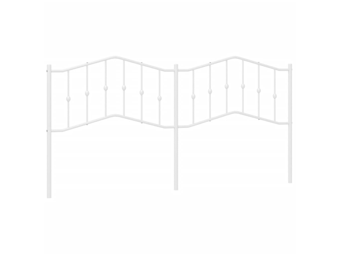 Headboard, Headboards Vidaxl Preto Aço (200 Cm)