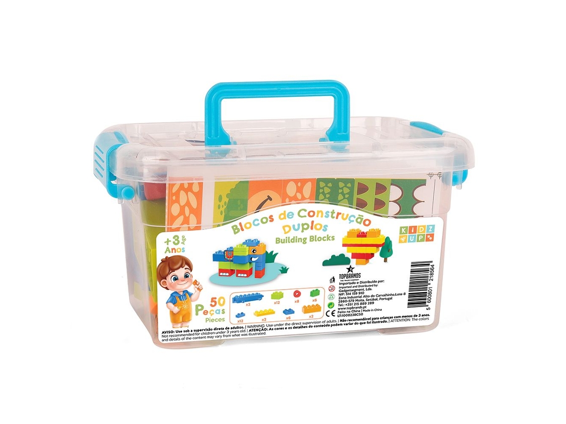 Blocos de construção Duplo 150 peças Kidzup
