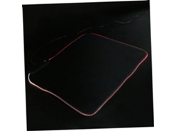 Mousepad Gamer Rgb Com Superfície Antiderrapante Em Tecido E Iluminação Para Teclado E Mesa, Preto. Gokoco