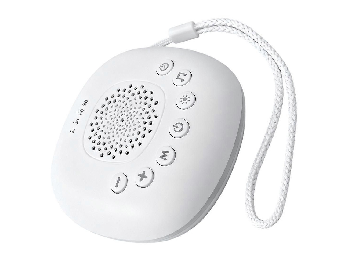 Aparelho De Ruído Branco Para Auxílio Ao Sono Com Luz Led Para Respiração E 20 Tipos De Luz, Música E Meditação Para Relaxamento.