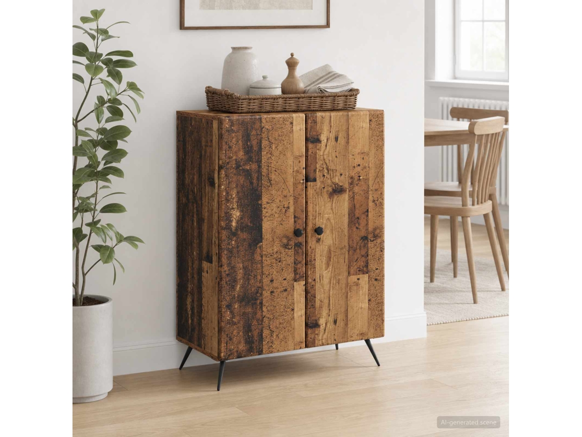 Vidaxl Buffet Madeira Antiga 66 X 34,5 X 90 Cm Derivados De Madeira