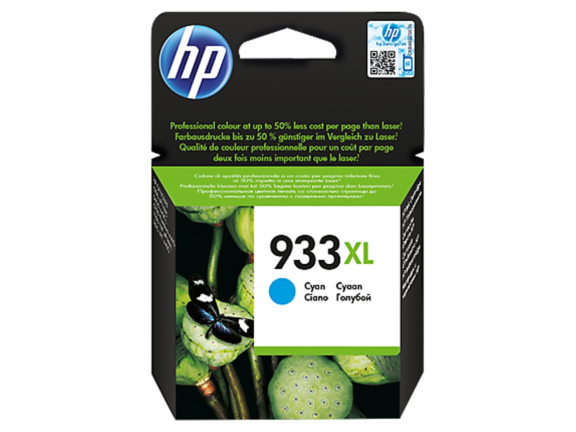 Tinteiro HP 933XL Azul (CN054AE)