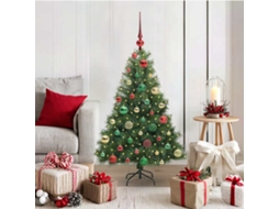 Vidaxl Árvore De Natal Artificial Com 150 Leds Verde 120 Cm Pe E Pvc