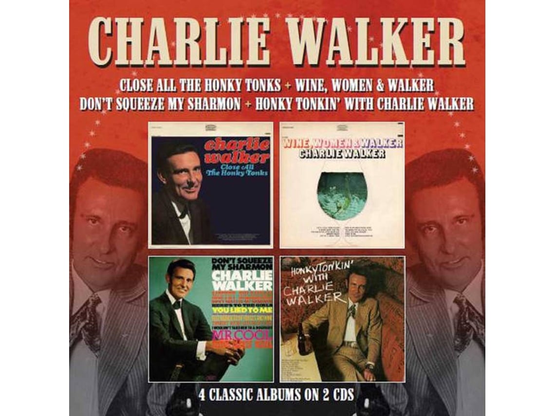 CD Charlie Walker  - Close & Personal Friends (2CDs)